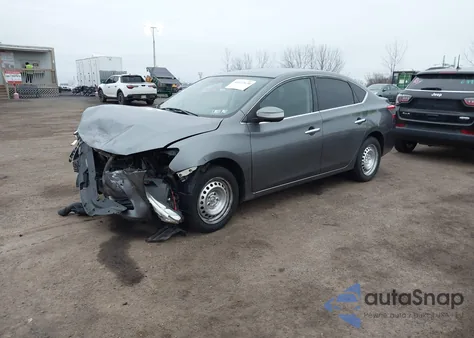 2015 Nissan Sentra S из США, поврежденный, VIN 3N1AB7AP1FY346353